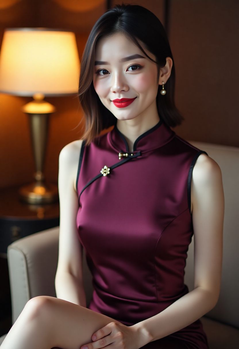 旧显示器上的检索首页与窗外夜色